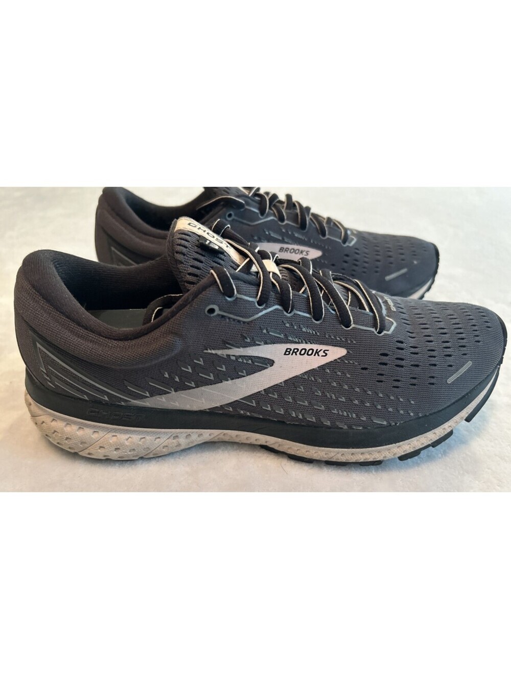 Brooks Running Shoes Ghost 13 Women's Size 10 B Medium Gray Pink